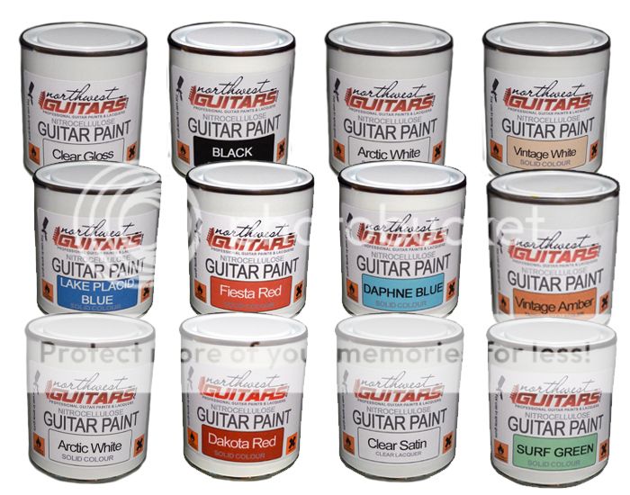 Nitrocellulose Guitar Paint Lacquer Clear Satin For Spray Gun Use